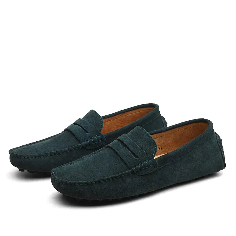 ANTONIO - Wildleder-Loafers im italienischen Stil